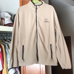 Ducks Unlimited khaki fleece jacket